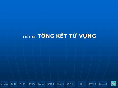 Bài 9. Tổng kết về từ vựng (Từ đơn, từ phức,... từ nhiều nghĩa; Từ đồng âm,... trường từ vựng)