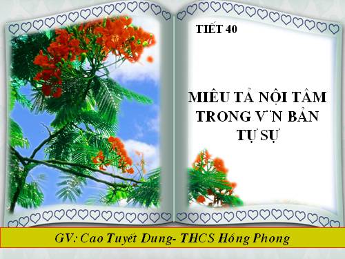 Bài 8. Miêu tả nội tâm trong văn bản tự sự