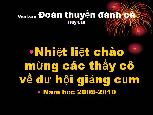 Bài 11. Đoàn thuyền đánh cá