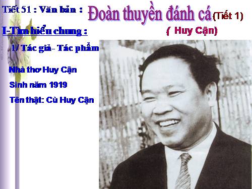 Bài 11. Đoàn thuyền đánh cá