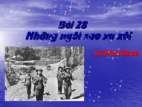 Bài 28. Những ngôi sao xa xôi