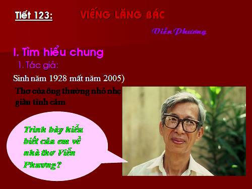 Bài 23. Viếng lăng Bác