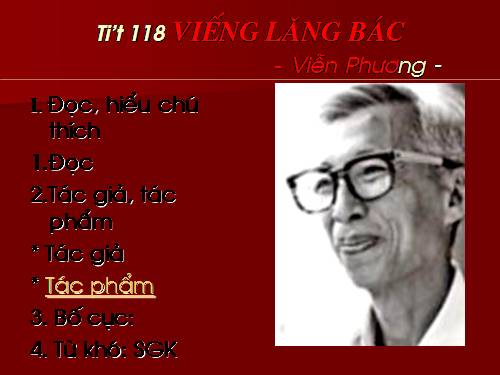 Bài 23. Viếng lăng Bác