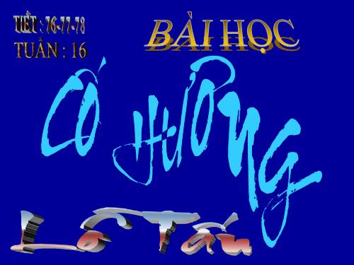 Bài 16. Cố hương