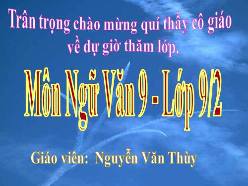 Bài 24. Nghĩa tường minh và hàm ý