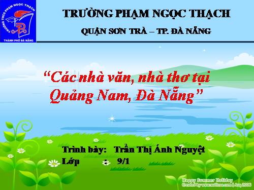 Bài 9. Chương trình địa phương (phần Văn)