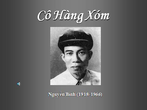 Nguyễn Bính - Cô hàng xóm