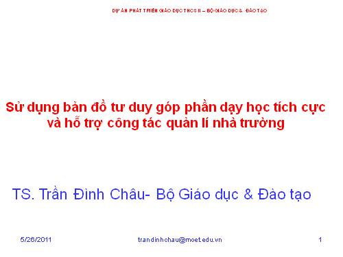 Chuyên đề bản đồ tư duy