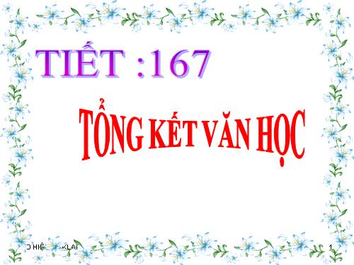 Bài 33. Tổng kết phần Văn học