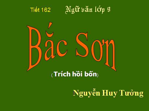 Bài 32. Bắc Sơn