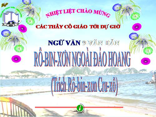 Bài 29. Rô-bin-xơn ngoài đảo hoang