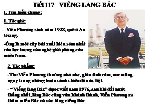 Bài 23. Viếng lăng Bác