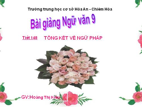 Bài 29. Tổng kết về ngữ pháp