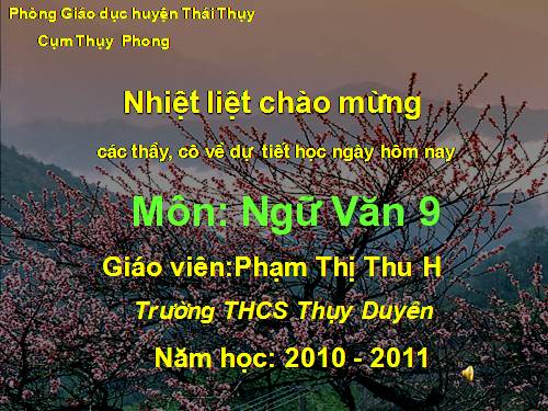 Bài 23. Mùa xuân nho nhỏ