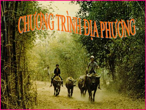 Bài 9. Chương trình địa phương (phần Văn)