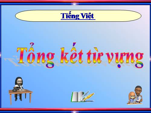 Bài 9. Tổng kết về từ vựng (Từ đơn, từ phức,... từ nhiều nghĩa; Từ đồng âm,... trường từ vựng)