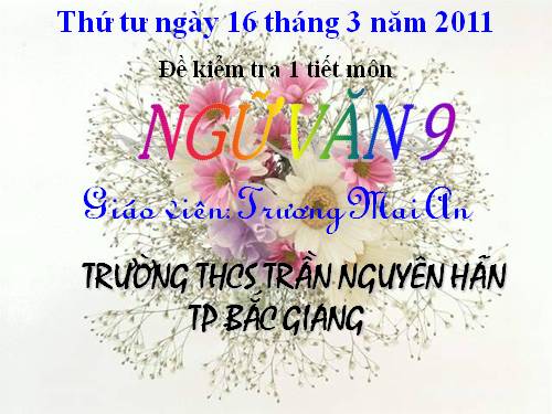 Bài 15. Kiểm tra về thơ và truyện hiện đại