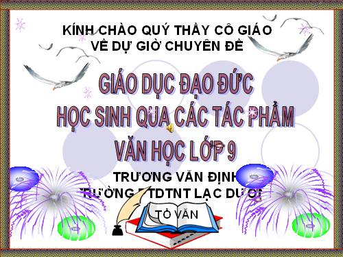 VĂN ĐỊNH - CHUYEN DE GDDDHS