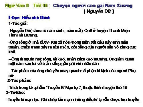 Bài 4. Chuyện người con gái Nam Xương