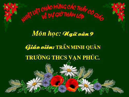 Bài 25. Nghĩa tường minh và hàm ý (tiếp theo)