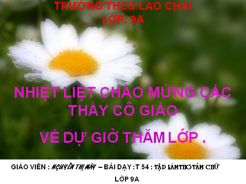 Bài 11. Tập làm thơ tám chữ