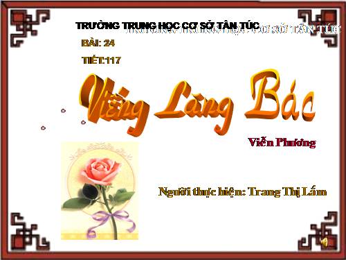 Bài 23. Viếng lăng Bác