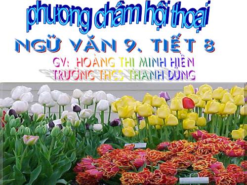 Bài 1. Các phương châm hội thoại