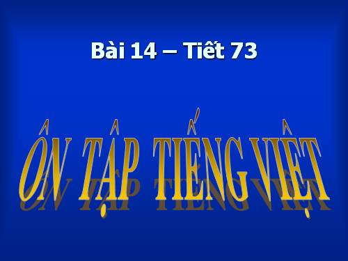 Bài 14. Ôn tập phần Tiếng Việt (Các phương châm hội thoại)