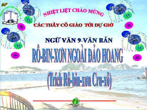 Bài 29. Rô-bin-xơn ngoài đảo hoang