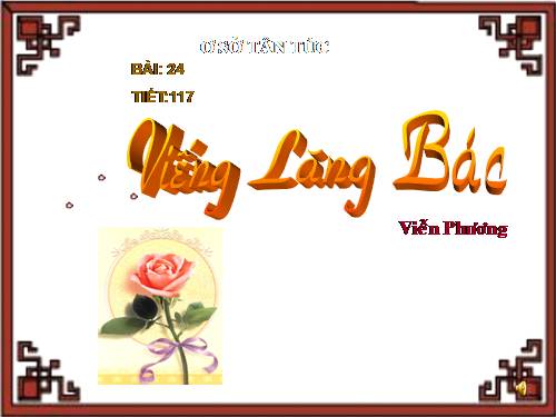 Bài 23. Viếng lăng Bác