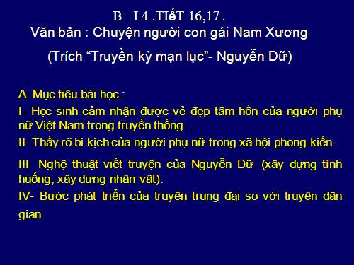 Bài 4. Chuyện người con gái Nam Xương
