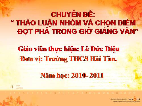 Chuyên đề Ngữ văn