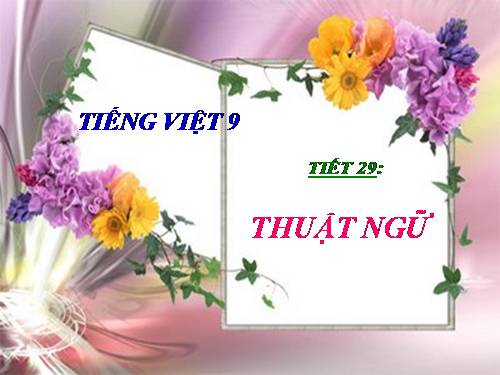 Bài 6. Thuật ngữ