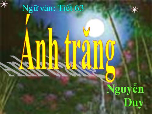 Bài 12. Ánh trăng