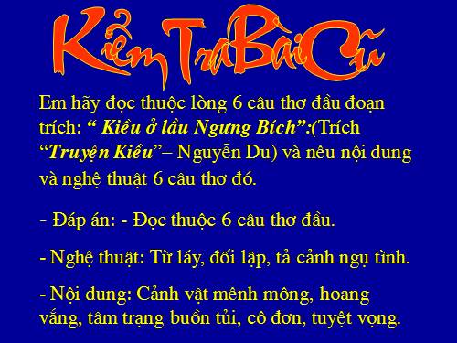 Bài 7. Kiều ở lầu Ngưng Bích