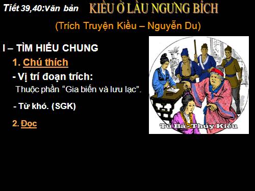 Bài 7. Kiều ở lầu Ngưng Bích