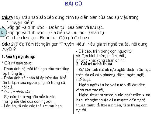 Bài 6. Chị em Thúy Kiều