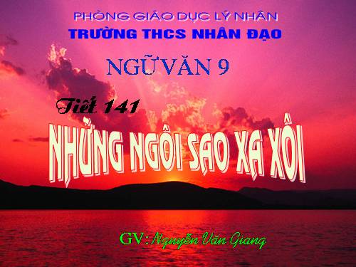 Bài 28. Những ngôi sao xa xôi