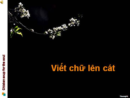 Viết chữ lên cát