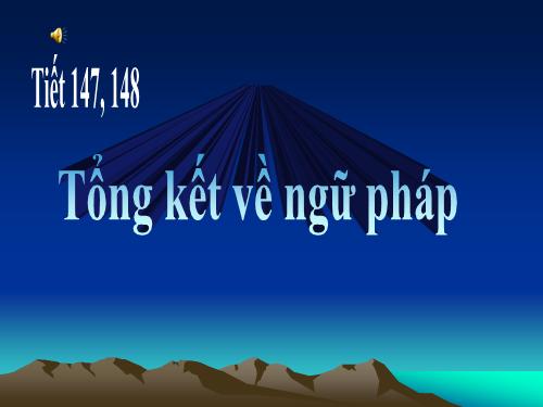 Bài 29. Tổng kết về ngữ pháp