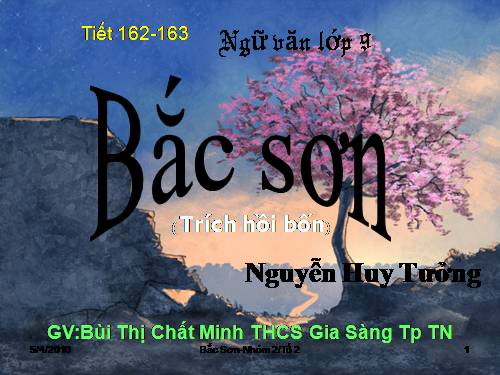 Bài 32. Bắc Sơn