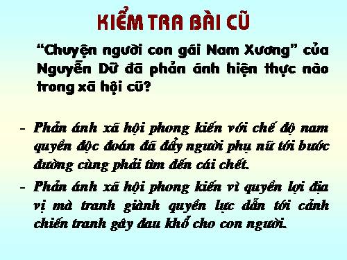 Bài 5. Chuyện cũ trong phủ chúa Trịnh