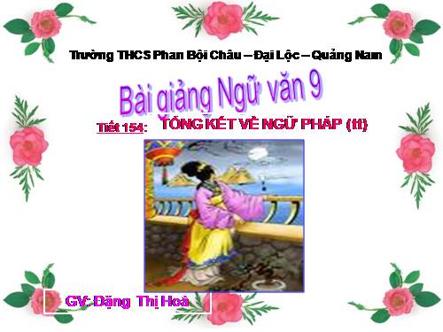 Bài 30. Tổng kết về ngữ pháp (tiếp theo)