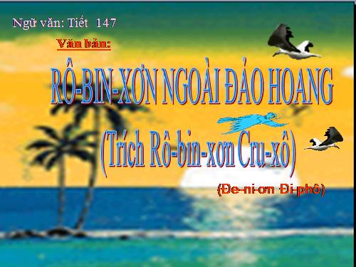 Bài 29. Rô-bin-xơn ngoài đảo hoang