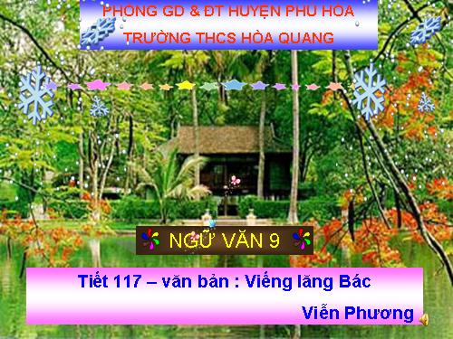 Bài 23. Viếng lăng Bác