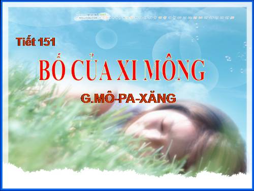 Bài 30. Bố của Xi-mông