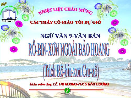 Bài 29. Rô-bin-xơn ngoài đảo hoang