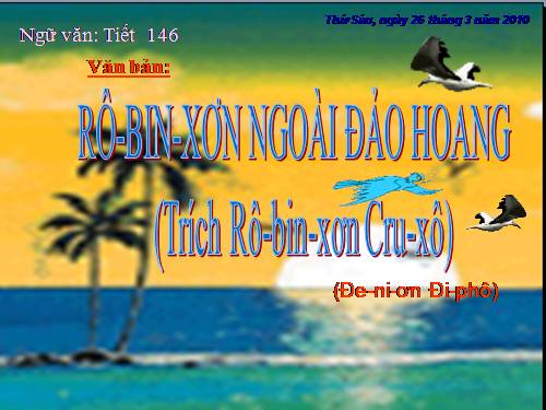 Bài 29. Rô-bin-xơn ngoài đảo hoang