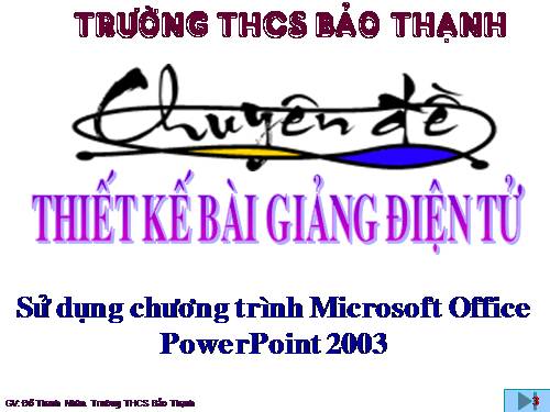 cach thiet ke GAĐT ( Chi tiet)