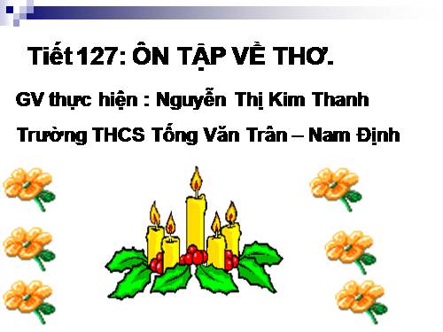 Bài 25. Ôn tập về thơ